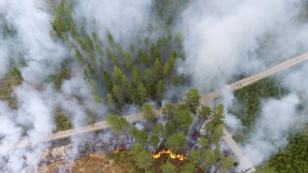 Honkajoen - Isojoen suurpalo oli mieleenpainuva muistutus tulen voimasta. (Kuvituskuva / Sami Karppinen)