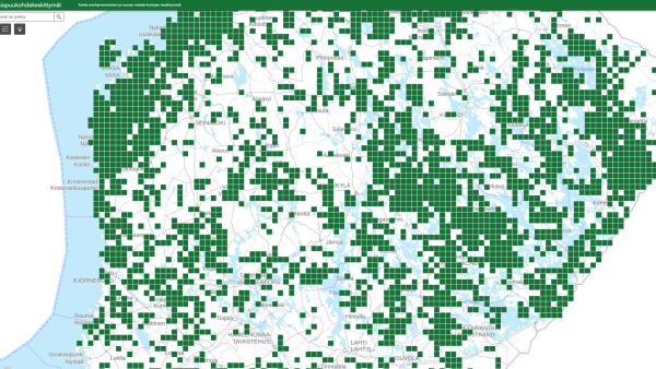 Metsäkeskuksen karttapalvelusta löytyvät potentiaaliset energiapuukeskittymät. Metsäkeskus muistuttaa, että nuoren metsän hoitoon on tälle vuodelle saatavissa hyvin valtion kemera-tukea.  