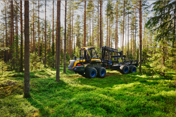 Ponsse EV1 -konsepti on kehitetty Ponssen ajokoneiden suosituimman kokoluokan, 15 tonnin kuormankantokyvyn kuormatraktoriin. 