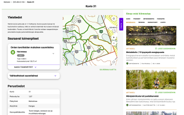 Metsätietäjän runkona toimivat avoimeen metsävaratietoon perustuvat metsätilan kuviotiedot sekä kuviokartta. Toimenpide-ehdotukset tehdään käyttäjän asettamien tavoitteiden perusteella. Ehdotukset huomioivat myös metsätilan hakkuumahdollisuudet kokonaisuudessaan metsäsuunnitelman tavoin.  