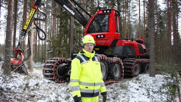 Harvesting Partner Arto Nygård.