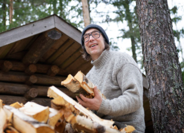 Janne Rauhan- suu on perinyt klapien teke- misen tavan isältään, metsäalan yrittäjä Matti Rauhansuulta.