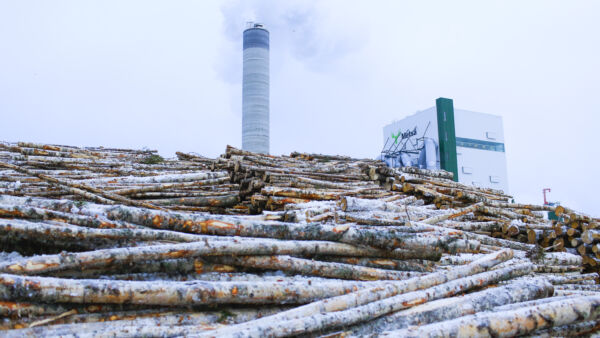 Metsä Fibren viime vuosi oli verotettavien tulojen valossa synkkä. Kuva on Äänekosken sellutehtaalta. (Kuva: Sami Karppinen)